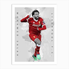 Mohamed Salah Liverpool Fc Sport Art Print