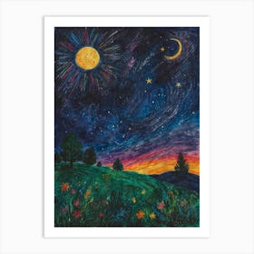 Night Sky Art Print