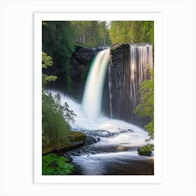 Jägala Waterfall, Estonia Realistic Photograph (2) Art Print