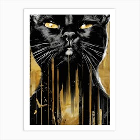 Black Cat 69 Art Print