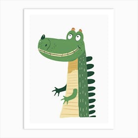 Crocodile Art Print