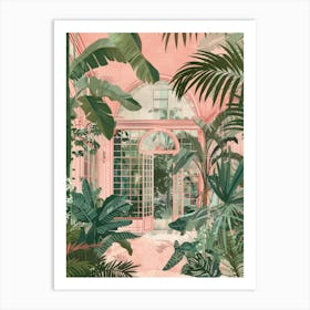 London Garden 1 Art Print