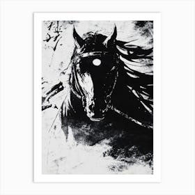 Chinese Horse 2 Art Print