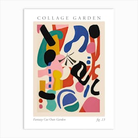 Collage Garden 13 Art Print