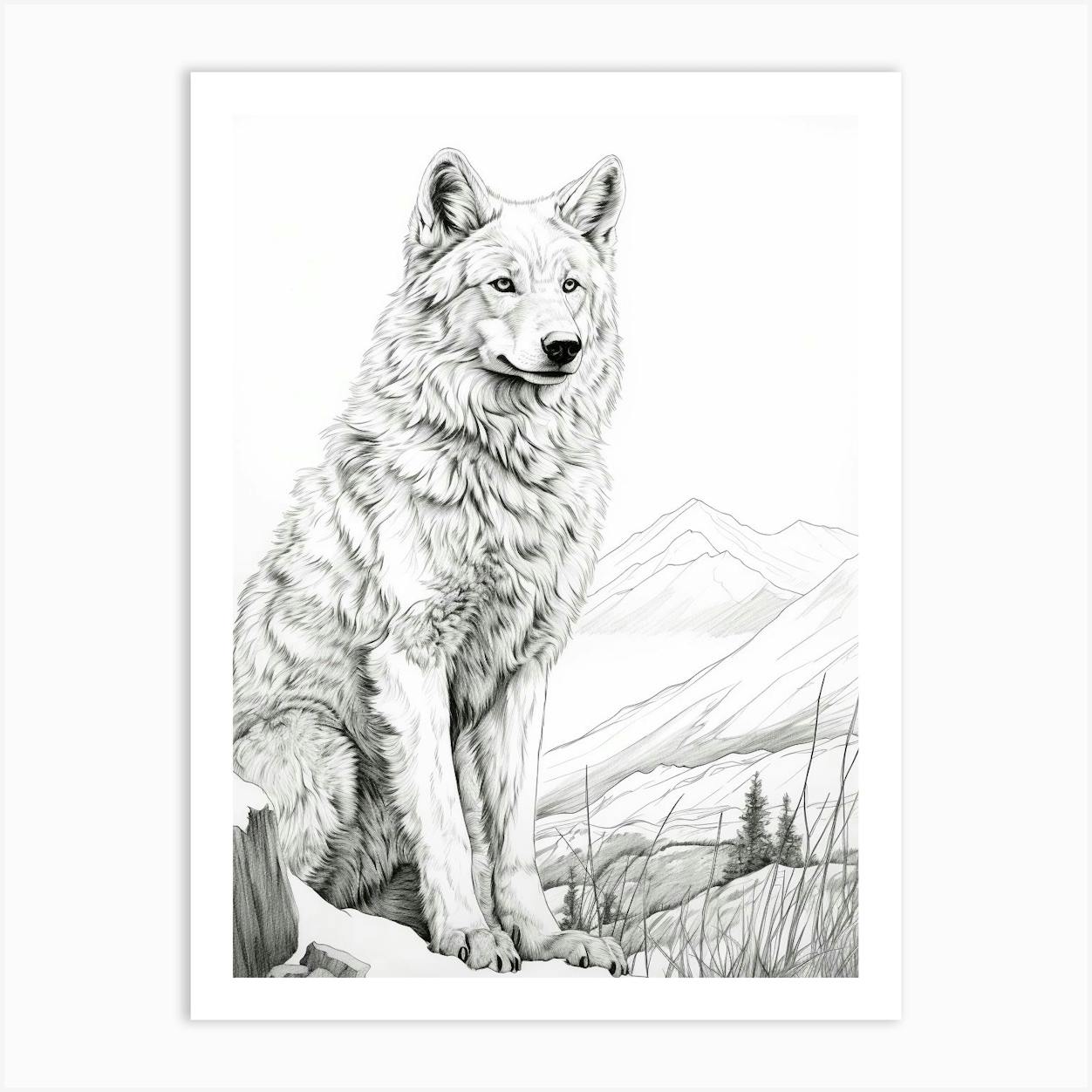 A Wolf's Portrait #2 - emotionesque