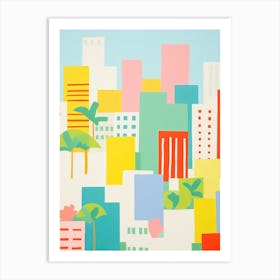 Singapore Colourful View 2 Art Print