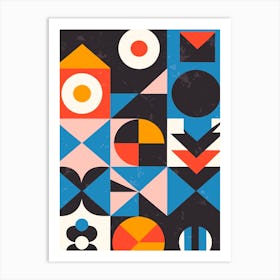 Geometric Shapes 2 Art Print