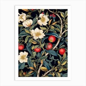 Floral Wallpaper 14 Art Print