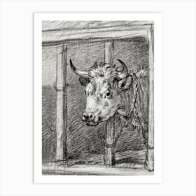 Head Of A Cow, Jean Bernard Art Print