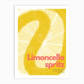 Yellow Limoncello Spritz Art Print