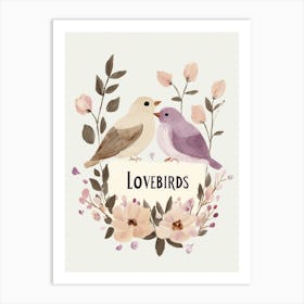 Lovebirds Art Print