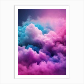 Pink And Purple Clouds Art Print