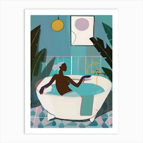 Bathing Woman Art Print