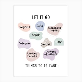 Let It Go Art Print