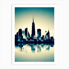 City Skyline 7 Art Print