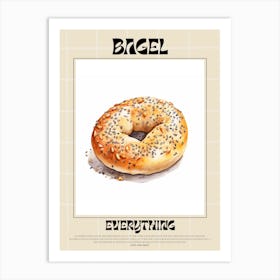 Everything Bagel 5 Art Print