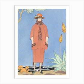 Woman In A Hat 10 Art Print