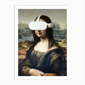 Mona Lisa VR Art Print