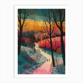 Winter Walk Art Print