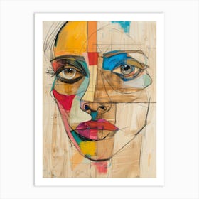 Portrait Of A Woman 498 Art Print