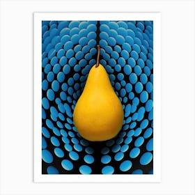 Pear and dots Art Print