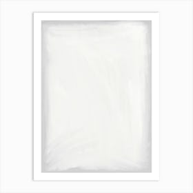 White Square On A Gray Background Art Print