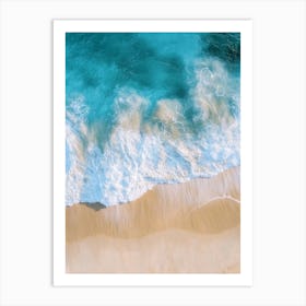 Aerial View Of A Beach 147 Art Print