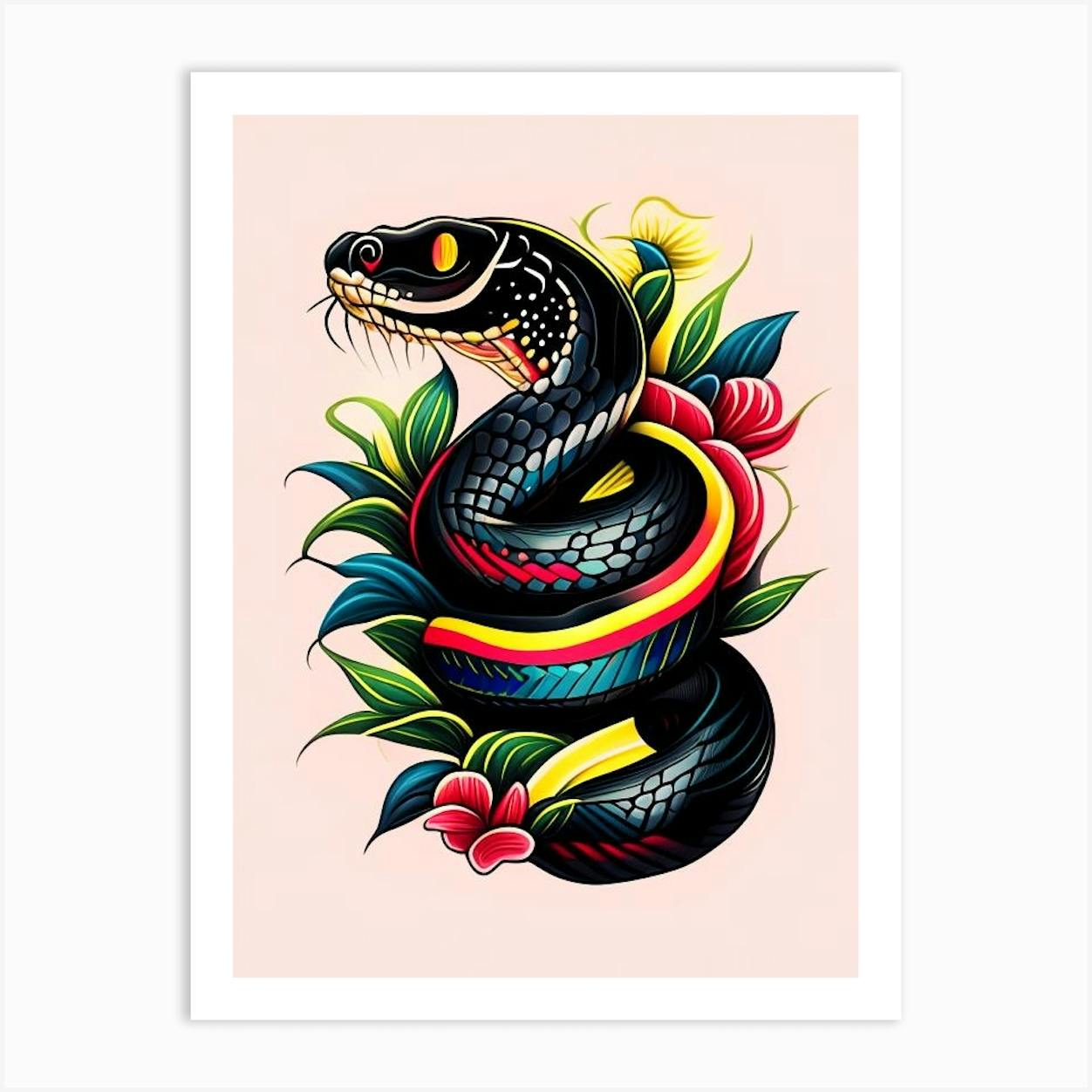 Let's See Those Unique Snake Tattoos! : r/snakes