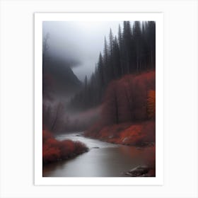 Misty Creek 2 Art Print