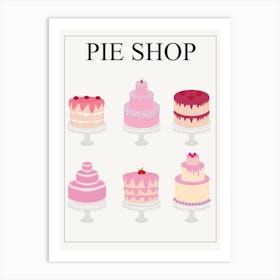 Pie Shop Art Print