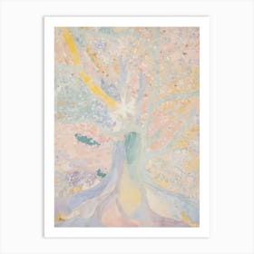 Light Burst Through The Tree Art Print