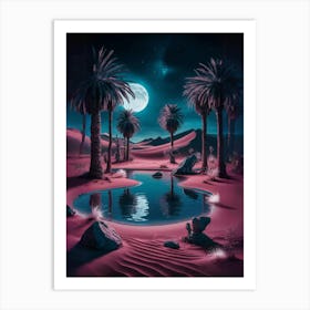 Pink Desert Art Print