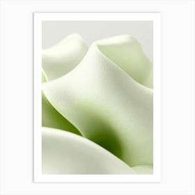 Close Up Of A Green Rose Art Art Print