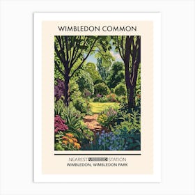 Wimbledon Common London Parks Garden 3 Art Print