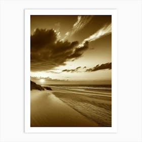 Sunset At The Beach 668 Art Print