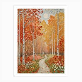 Autumn Path no1 Art Print