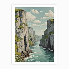 Cliffs Of Ireland Art Print