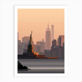 New York City Skyline Art Print