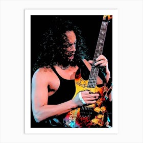 Kirk Hammett metallica band music Art Print