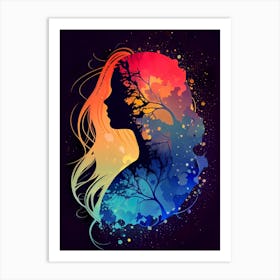 Portrait Of A Woman 6 Art Print