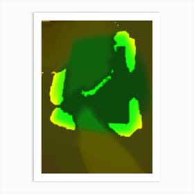 Green And Yellow 1 Art Print