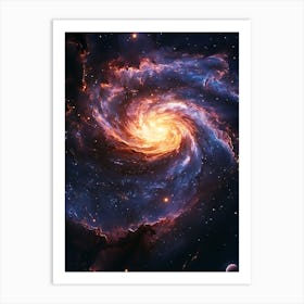 Galaxy In Space 1 Art Print