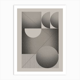 Abstract Geometry, Bauhaus Print, Mid Century Modern, Pop Culture, Exhibition Poster, Modernist, Retro Wall Art, Geometric Shapes, Modernist Etude Art Print