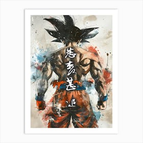 Goku Dragon ball z Art Print