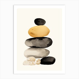 Zen Stones Art Print