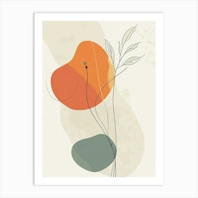 Abstract Flower 16 Art Print