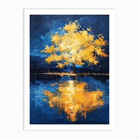 Tree In The Water 3 Art Print