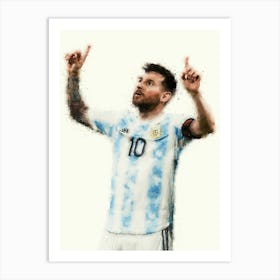 Lionel Messi 2 Art Print