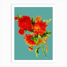 Chrysanthemums 1 Art Print