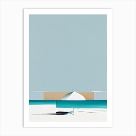 Ambergris Cay Turks And Caicos Simplistic Tropical Destination Art Print